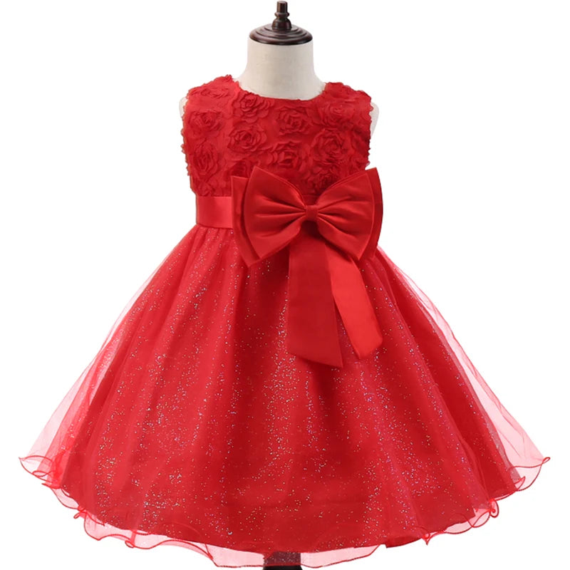Flower Princess Dress Voile Mesh - Perfect for Wedding Birthday Party