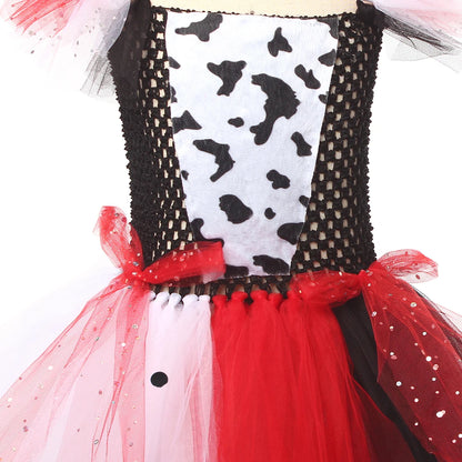 Baby Girls Cruella Deville Tutu Dress for 101 Dalmatians