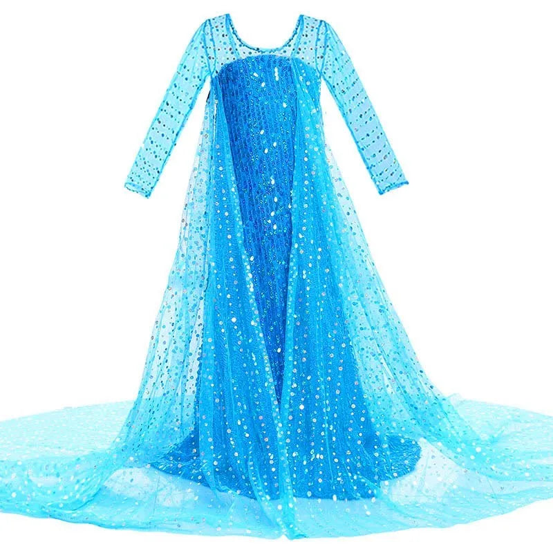 Belle Costume Girl Anna Elsa Encanto Princess Dress