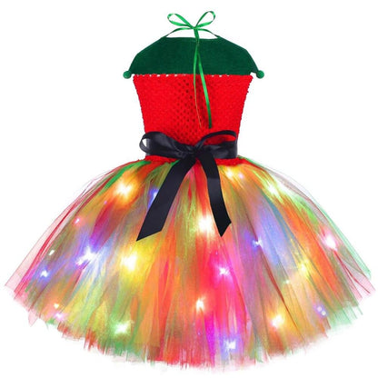 Light Up Christmas Elf Dress - My Fancy Dress Box